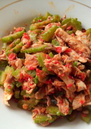 Foto resep Tumis pare suwir tuna