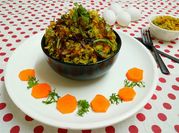 A picture of palak egg