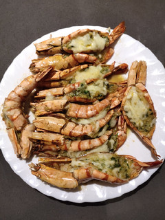 A picture of Buttered Tiger Prawns.