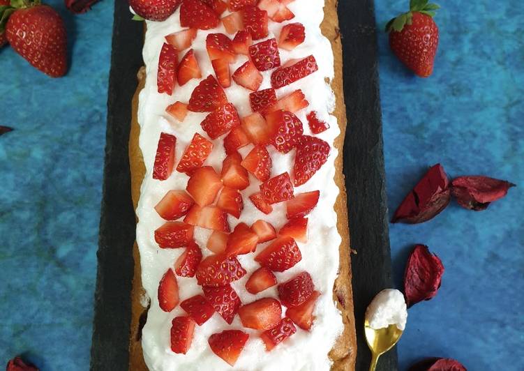 Simple Way to Make Ultimate Strawberry cake with Meringue