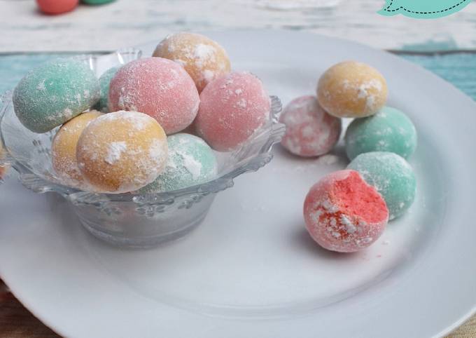 Gluten Free Rainbow Cookies aja Kue Kering Tepung Beras