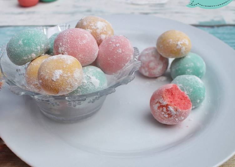 Cara termudah untuk Diet Di RumahGluten Free Rainbow Cookies aja Kue Kering Tepung Beras