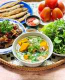 Canh Bí Đỏ Nấu Thịt