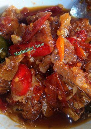 Foto resep Tumis ikan asin telang tengiri 👍👍