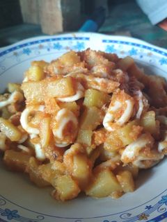 Foto resep Cumi-cumi sambal goreng kentang
