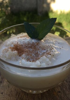 Una foto de Arroz con leche/soja