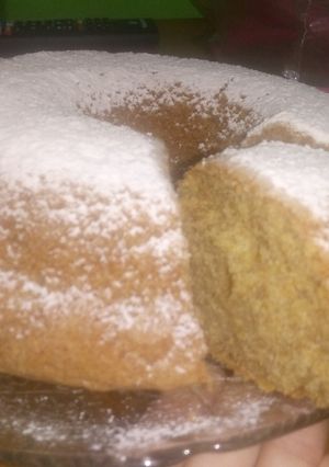Una foto de Budín de harina integral
