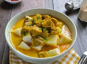 Foto resep 84. Lontong Kari Sapi