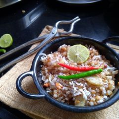 A picture of Sabudana khichdi.