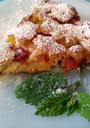 Rebarbarás cobbler recept fotója