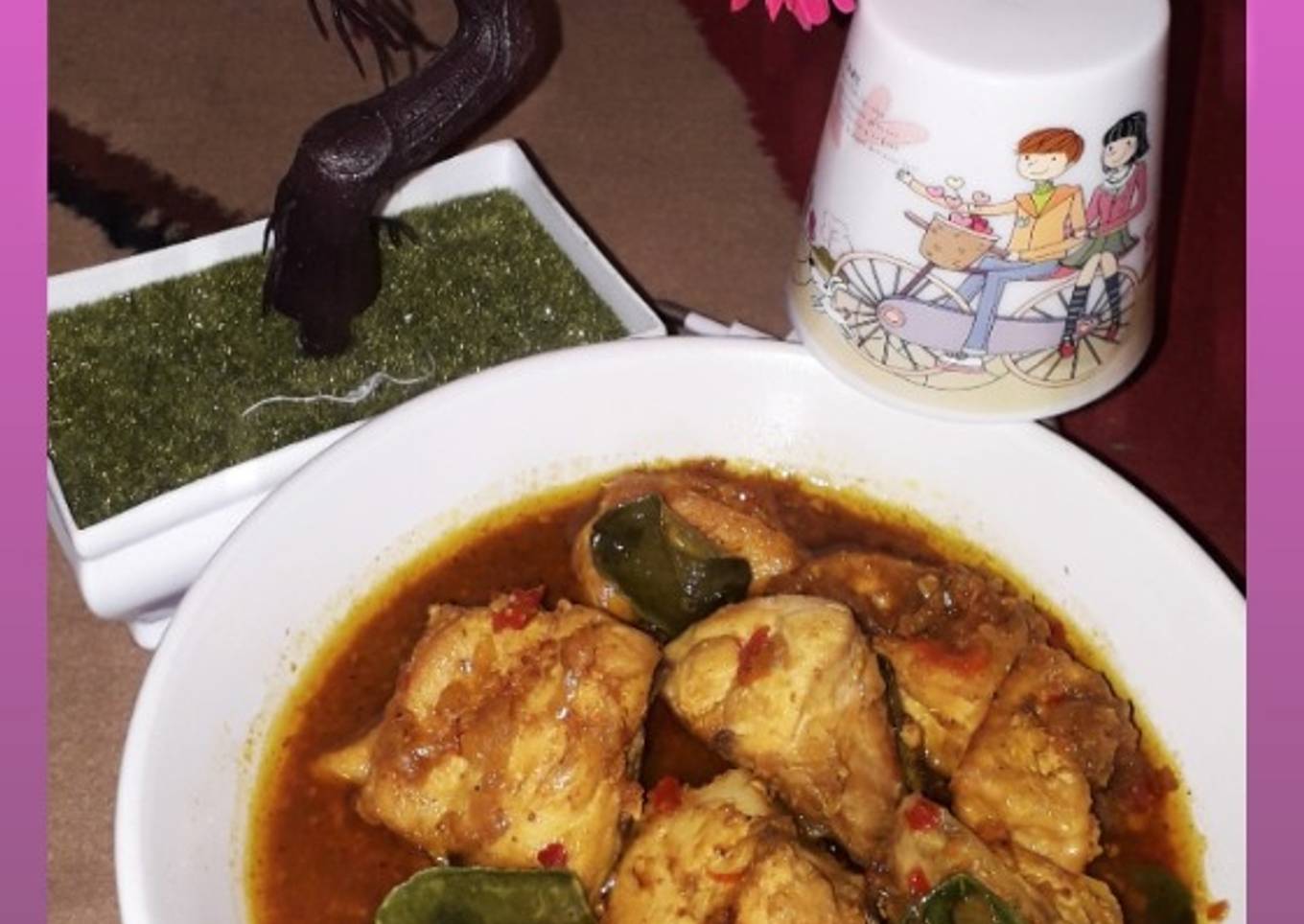 Semur Ayam +Tahu, pedesss...enak dan cepet
