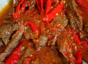 Foto resep Dendeng lambok asli padang