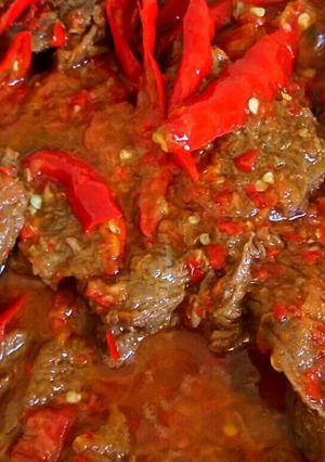 Foto resep Dendeng lambok asli padang