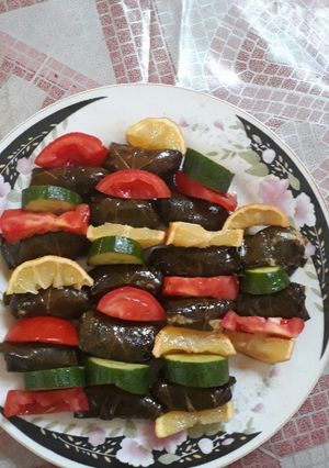 صورة لوصفة ورق العنب في دبس الرمان