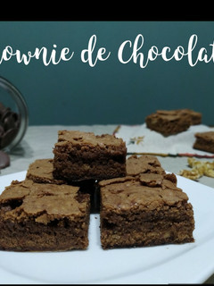 Una foto de Brownie de Chocolate