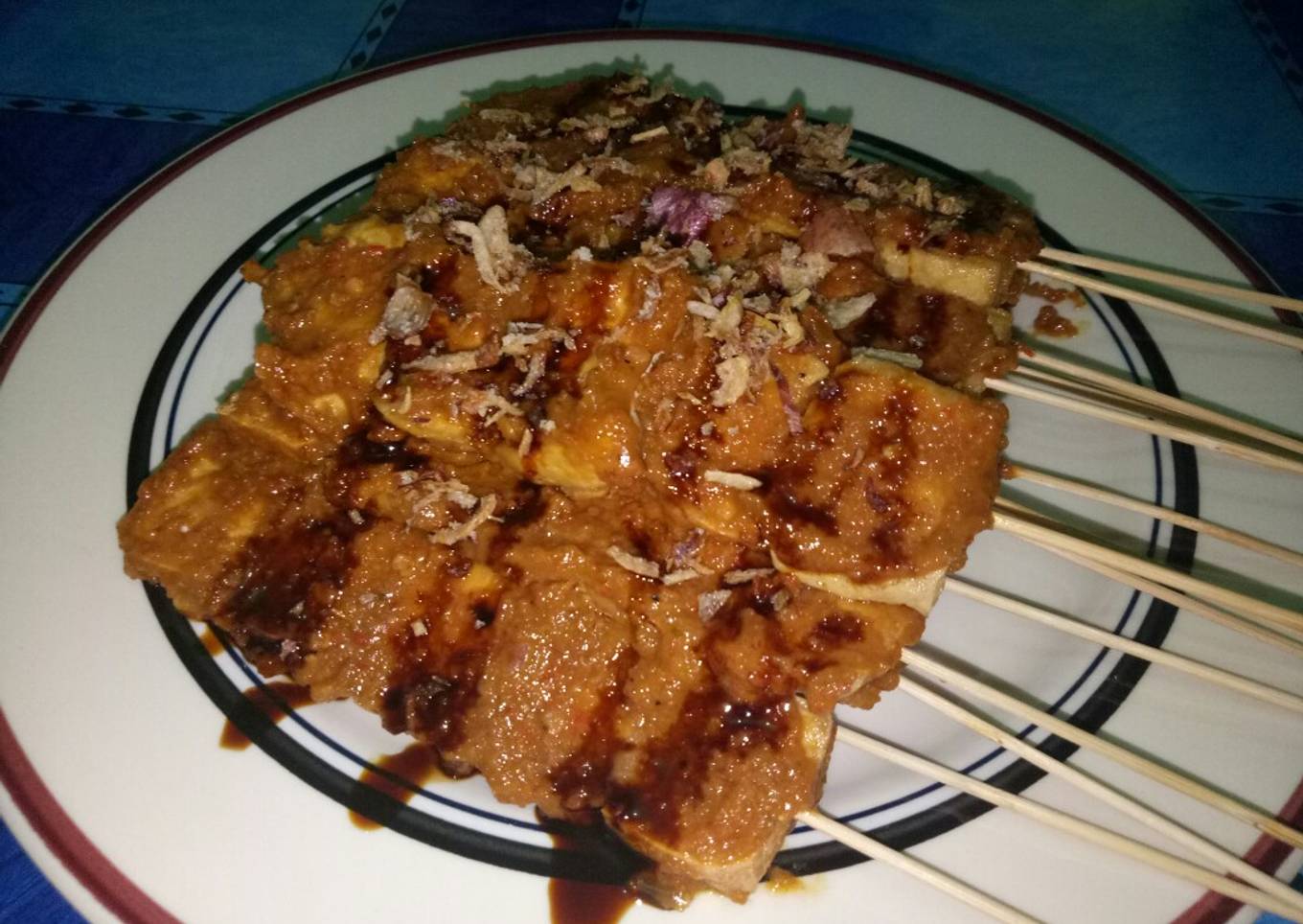 Sate Tahu Saus Kacang