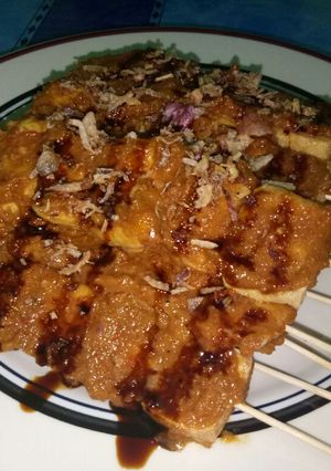 Foto resep Sate Tahu Saus Kacang