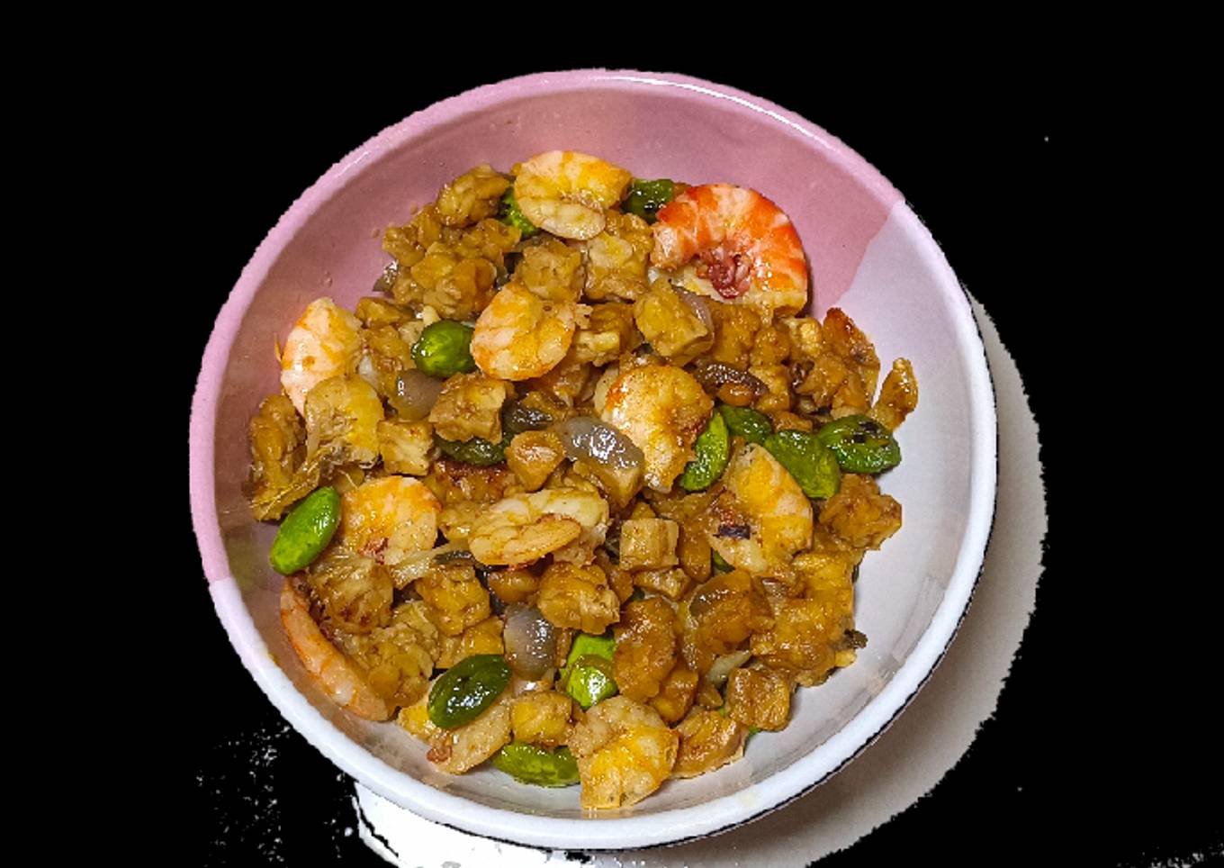 Tumis udang pete