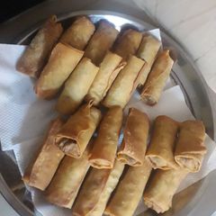 Vegetable spring rolls A picture of Vegetable spring rolls.