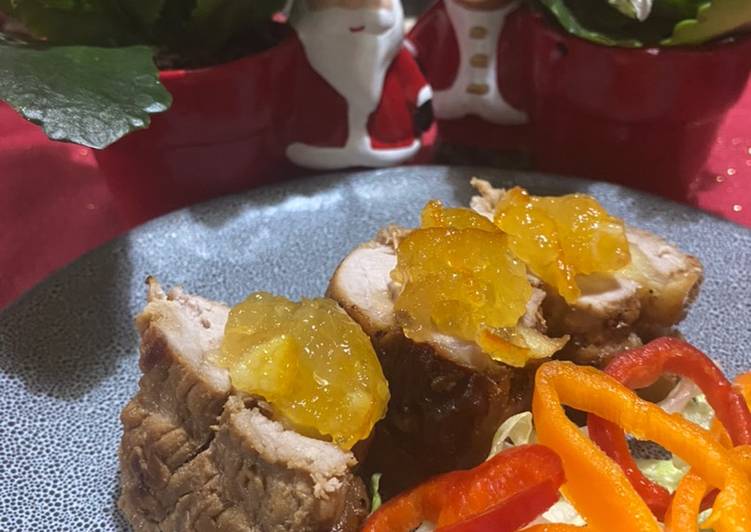 How to Make Quick New Year’s Eve Canary Islands Pork &amp; Caramelised Apples
