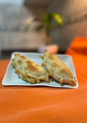 Una foto de Empanadas cremosas de brócoli
