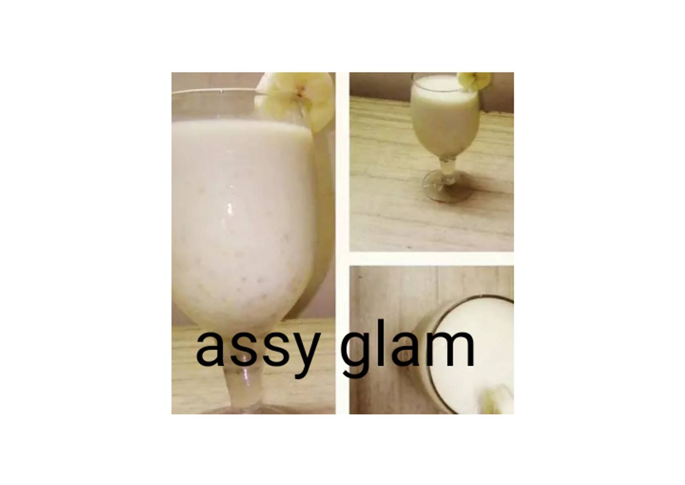 Banana musli smoothie