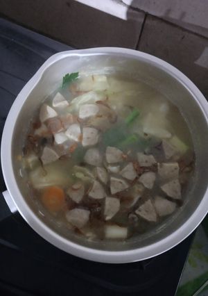 Foto resep Sop bakso simpel