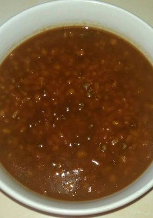 Foto resep Bubur kacang hijau + Nasi