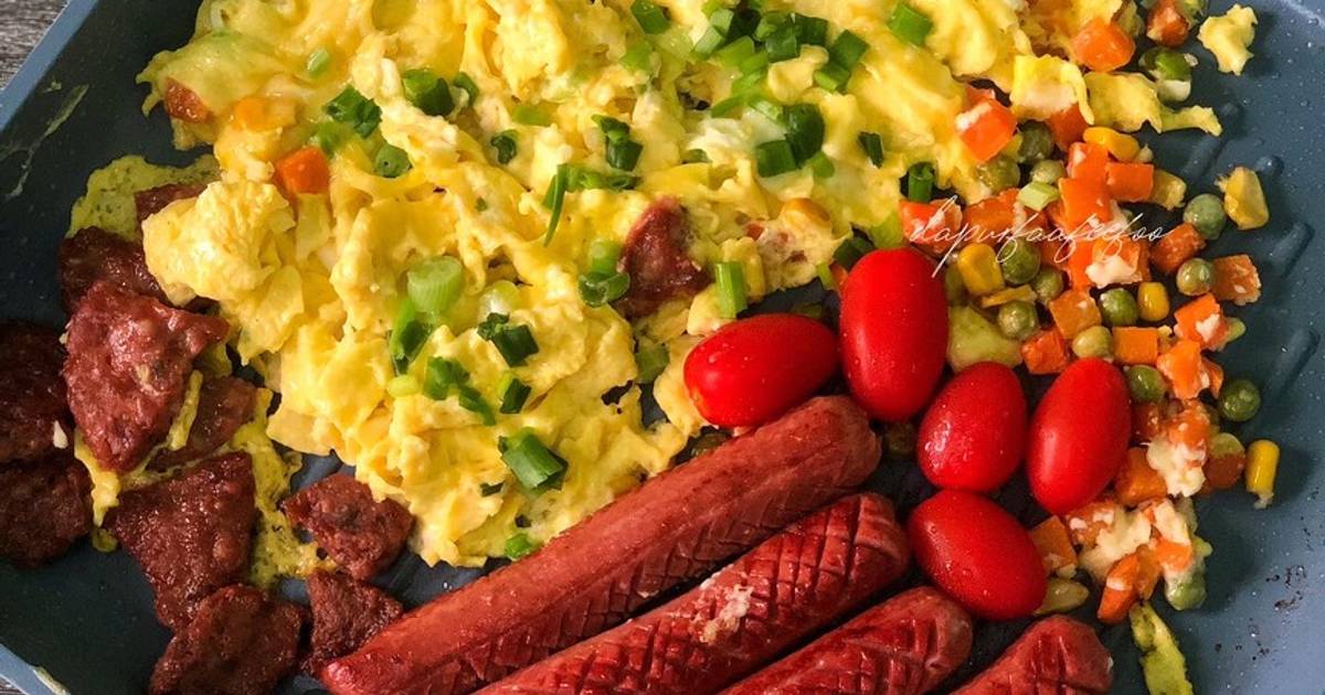 Resipi English Big Breakfast oleh Kakak Faa - Cookpad