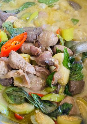 รูปของ แกงเขียวหวานไก่เครื่องใน