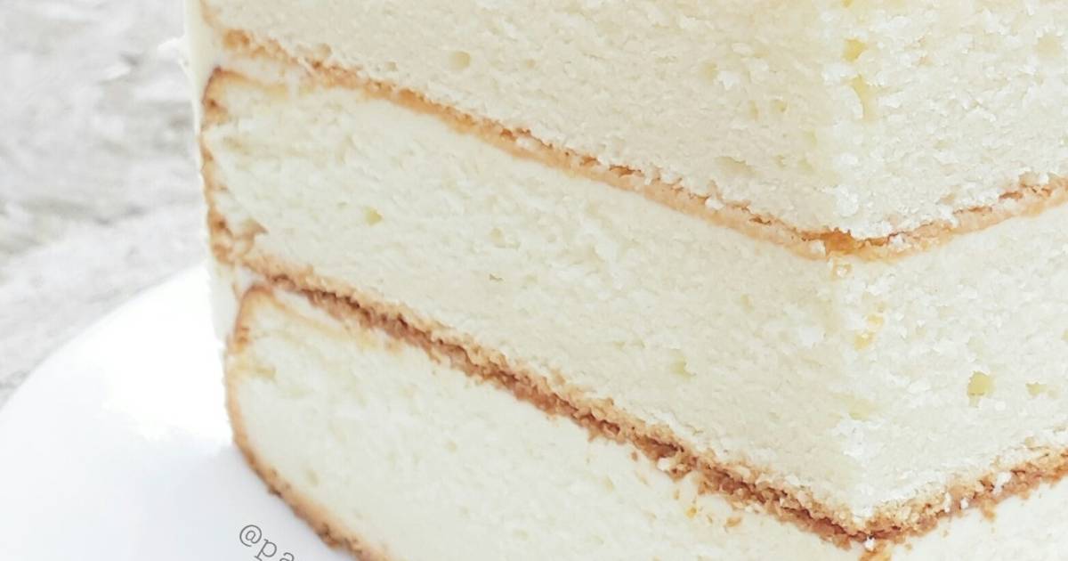 Homemade White Cake - The Country Cook