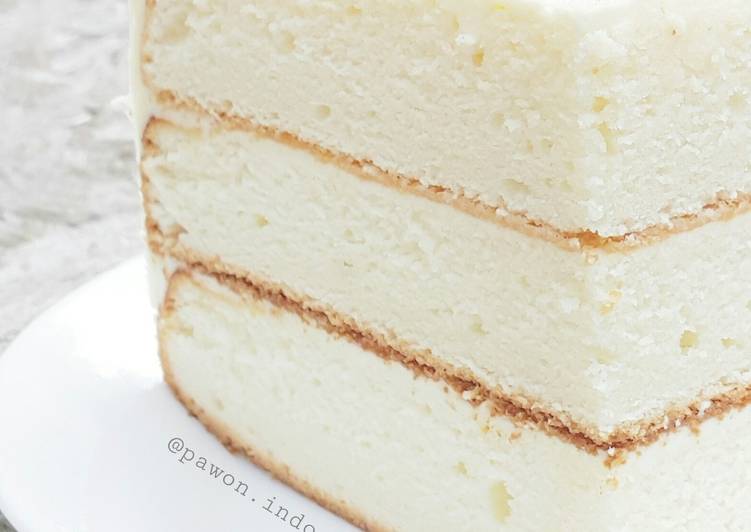 Recipe of Quick White Cake (egg whites)