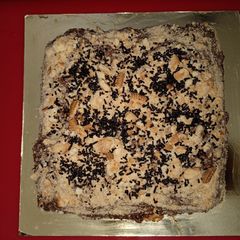 A picture of Nutella marigold cake.