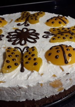 Bogaras barack torta recept fotója