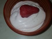 Una foto de postres fáciles con fresas
