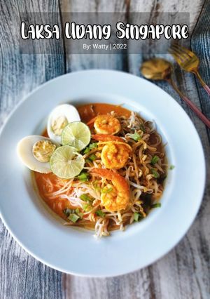 Foto resep Laksa Udang Singapore