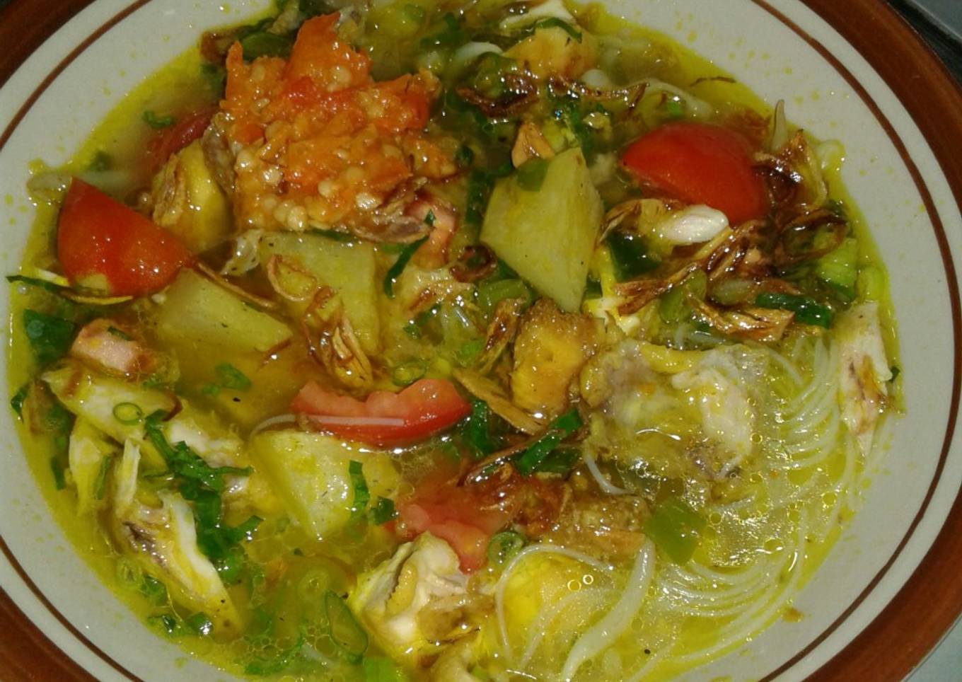 Soto ayam bening