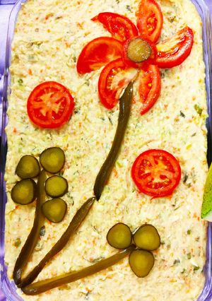 عکسی از دستور سالاد الویه