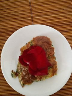 Una foto de Soufflé de Espinaca