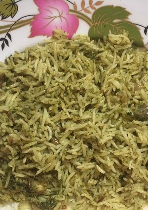 صورة لوصفة ارز بالنعناع اخضر