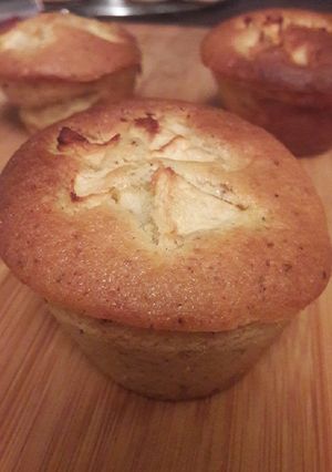 Une photo de Muffins pommes cannelle et noisette