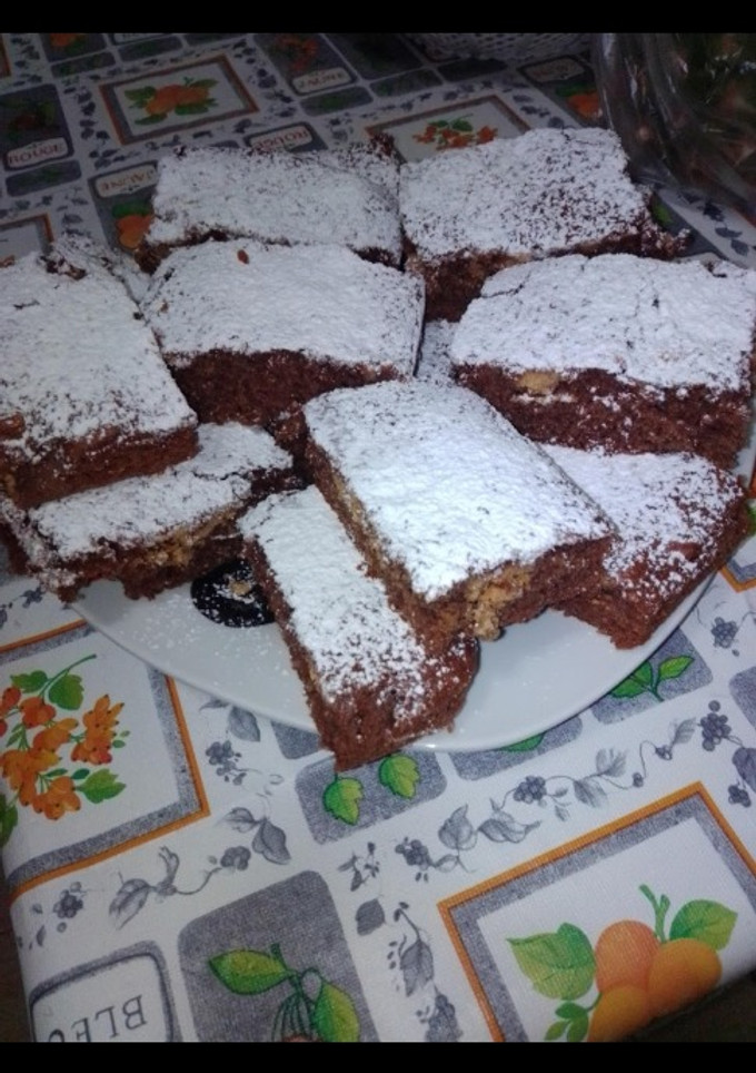 Una foto de Brownie con nueces🤤