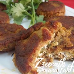 A picture of Hyderabadi Lamb Shikampuri Kababs.