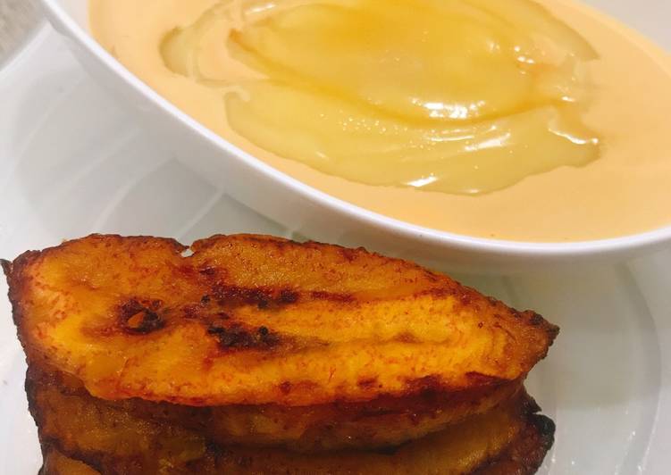 Recipe of Homemade Pap and fried plantain