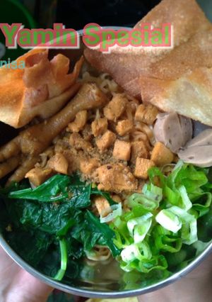 Foto resep 25. Mi Yamin Spesial (Topping ayam)
