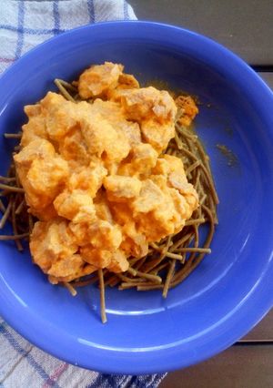 VEGÁN vadas quinoa spagettivel recept fotója