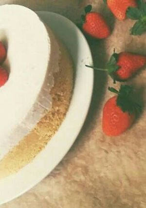 Hình của món Strawberry Cheesecake (No bake).