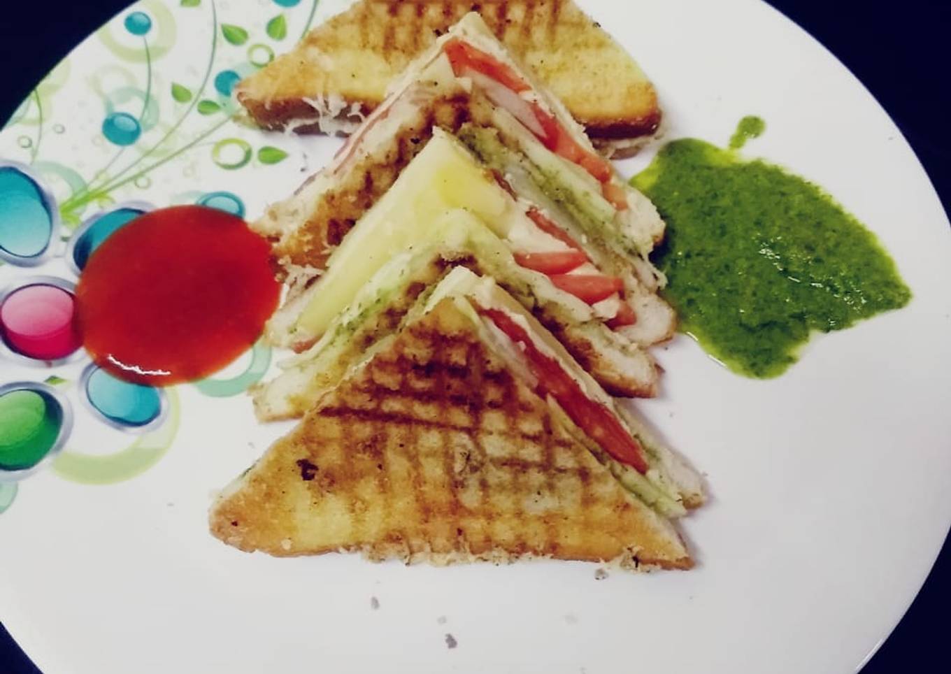 Simple Way to Make Super Quick Homemade Veg cheesy Toast sandwich