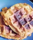 Waffles de Banana e Aveia