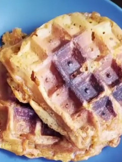 Foto de Waffles de Banana e Aveia